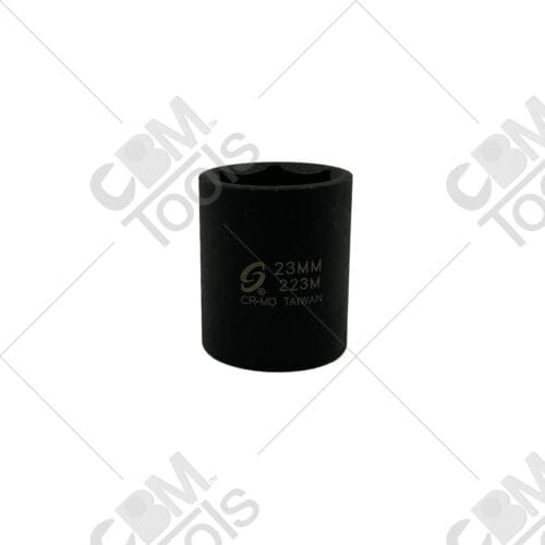 Sunex 223M 1/2" Drive 6 Point 23mm Impact Socket