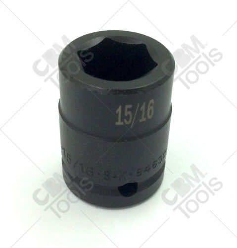 SK Hand Tools 84630 15/16" 3/4" Drive 6 Point Impact Socket