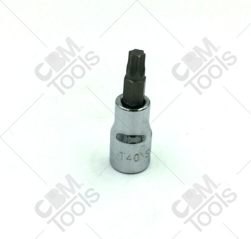 SK Hand Tools 45440 3/8"Dr T40 Tamper Proof Torx Chrome Bit Socket