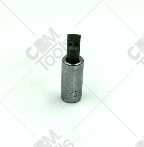 SK Hand Tools 44472 3/8" Dr 9/32" Slotted Screwdriver Chrome Bit Socket