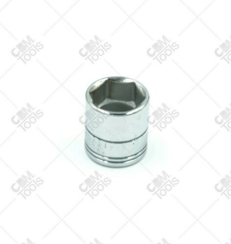 SK Hand Tools 40714 1/4" Dr. 15mm 6pt Standard Metric Chrome Socket
