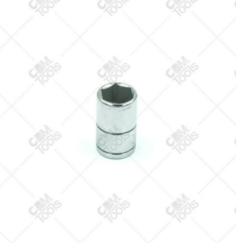 SK Hand Tools 40912 1/4" Dr. 3/8" 6pt Standard Fractional Chrome Socket