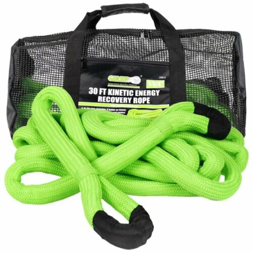 GRIP 28822 1-1/4 X 30' KINETIC ENERGY TRUCK RECOVERY TOW ROPE
