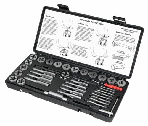 Performance Tool W4002DB 40-PIECE METRIC TAP AND DIE SET NF, NC & NPT