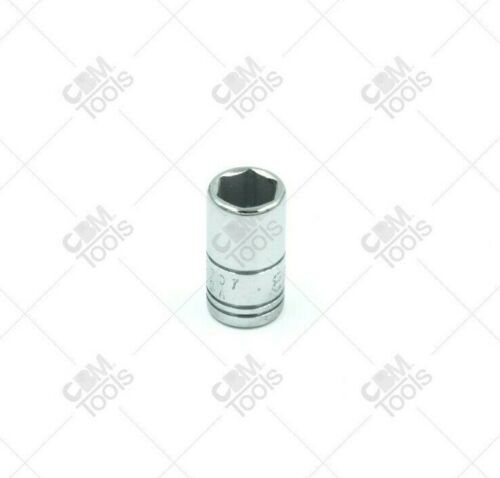 SK Hand Tools 40707 1/4" Dr. 8mm 6pt Standard Metric Chrome Socket