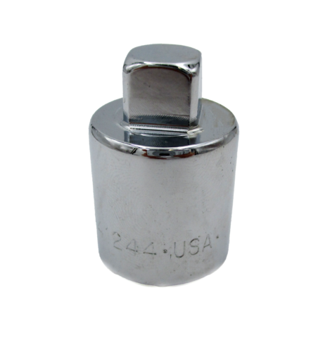 SK Hand Tools 41244 1/2" Dr. 7/16" Male Fractional Chrome Pipe Plug Socket