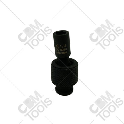 Sunex 808U 1/4" Drive 6 Point 1/4" Universal Impact Socket