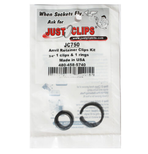 Just Clips JC750 3/4" Anvil Snap Ring Kit MADE IN THE USA!