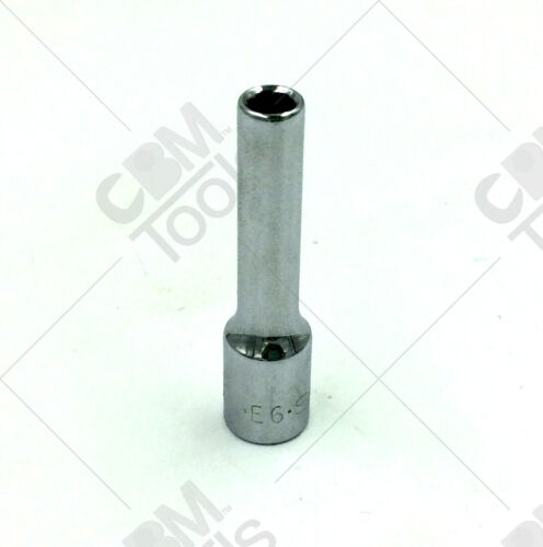 SK Hand Tools 44956 1/4"Dr E6 Metric Deep Female Torx Socket