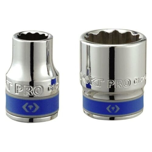 KT Pro C1820M38 1" Dr. 38mm 12pt Metric Standard Chrome Socket