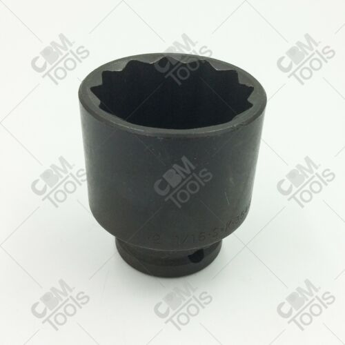 SK Hand Tools 35466 2-1/16" 12 Point 3/4"Dr Standard Fractional Thin Wall Impact