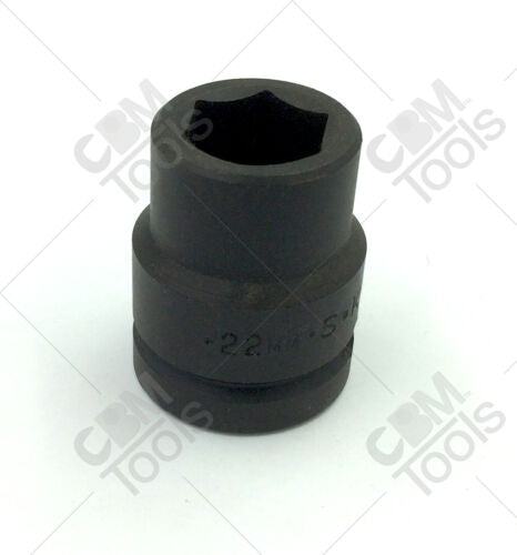 SK Hand Tools 84722 22mm 3/4"Dr 6 Point Impact Socket