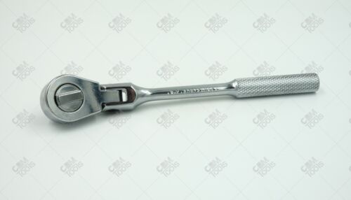 SK Hand Tools 40972 1/4" Dr. 6.3" Flex-Head Reversible 60 Tooth Ratchet