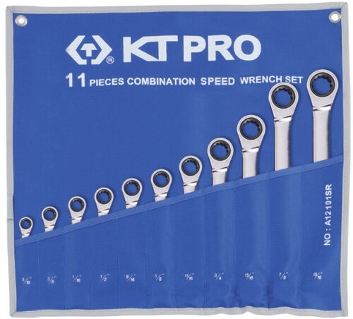 KT Pro A12101SR 11pc Combination Speed Wrench Set