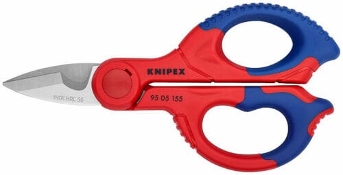 Knipex 95 05 155 Electricians' Shears Scissors Grounded Blades