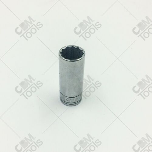 SK Hand Tools 8434 3/8" Dr. 14mm 12pt Deep Metric Chrome Socket
