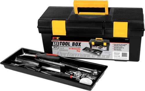 Performance Tool W54017 - 18" Inch Plastic Tool Box