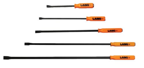 Load image into Gallery viewer, Lang Tools 853-5ST 5 Piece Curved Pry Bar Set
