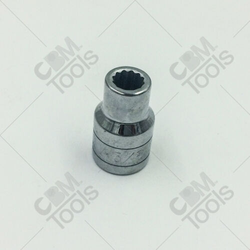 SK Hand Tools 40212 1/2" Dr. 3/8" 12pt Standard Fractional Chrome Socket