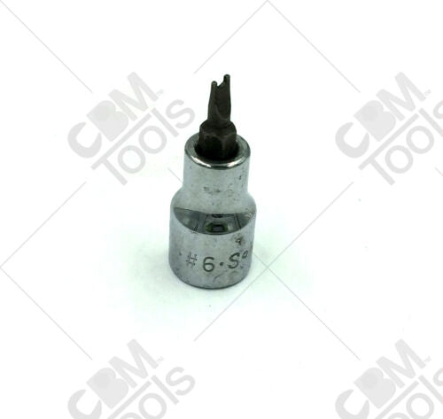 SK Hand Tools 45456 3/8"Dr No.6 Spanner Bit Socket