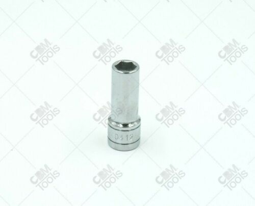 SK Hand Tools 40412 3/8" Dr. 3/8" 6pt Deep Fractional Chrome Socket