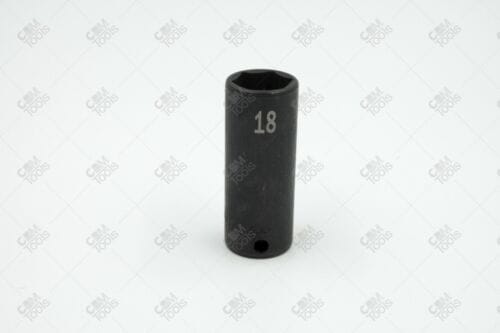 SK Hand Tools 8938 3/8" Dr. 18mm 6pt Deep Metric Impact Socket