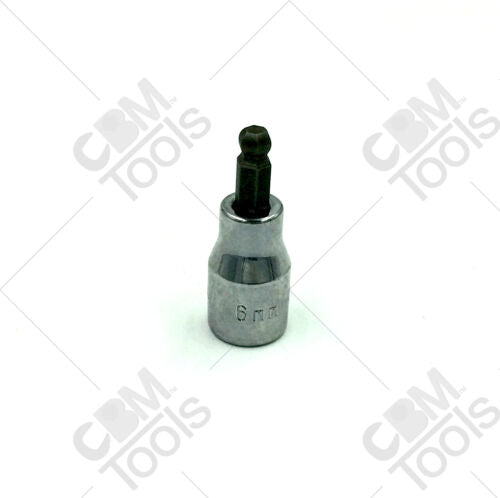 SK Hand Tools 45526 3/8"Dr 6mm Hex Ball Bit Socket