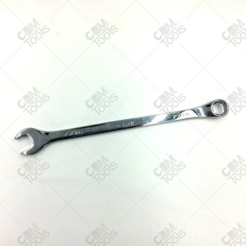 SK Hand Tools 88614 7/16" 6 Point Long Combination Wrench