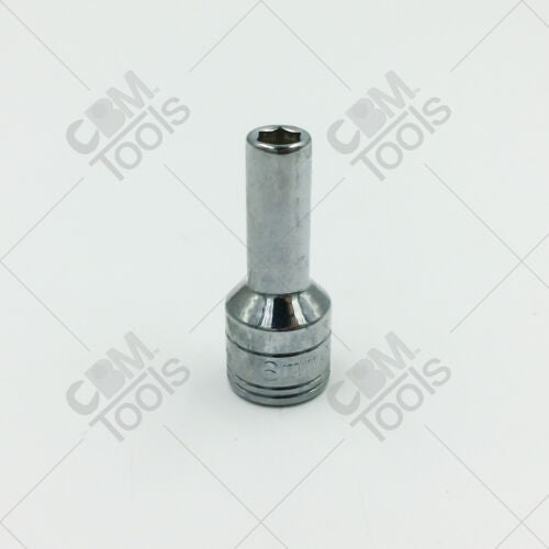 SK Hand Tools 8406 3/8" Dr. 6mm 6pt Deep Metric Chrome Socket