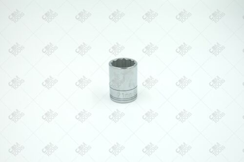 SK Hand Tools 40321 1/2" Dr. 21mm 12pt Standard Metric Chrome Socket
