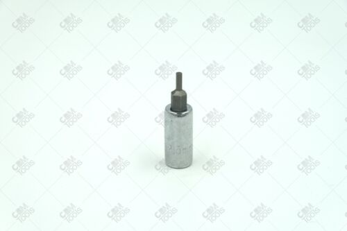 SK Hand Tools 44325 1/4" Dr. 2.5mm Metric Hex S2 Steel Bit Socket