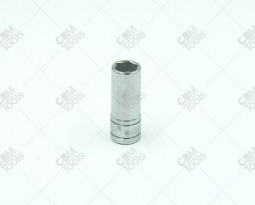SK Hand Tools 40414 3/8" Dr. 7/16" 6pt Deep Fractional Chrome Socket