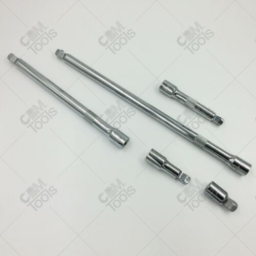 SK Hand Tools 40208 5 Piece 1/2" Drive Chrome Wobble Extension Set