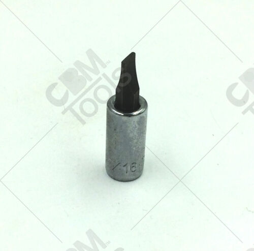 SK Hand Tools 44473 3/8" Dr 5/16" Slotted Screwdriver Chrome Bit Socket