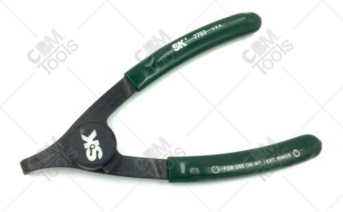 SK Hand Tools 7793 .070" 90 Degree Cam-Lock Convertible Retaining Ring Pliers
