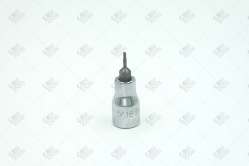 SK Hand Tools 41201 3/8" Dr. 1/16" Fractional Hex S2 Steel Bit Socket