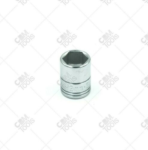 SK Hand Tools 40711 1/4" Dr. 12mm 6pt Standard Metric Chrome Socket