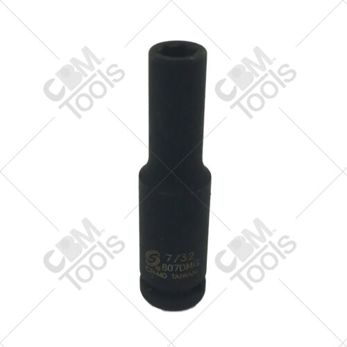 Sunex 807DMG 1/4" Drive 7/32" Deep Magnetic Impact Socket