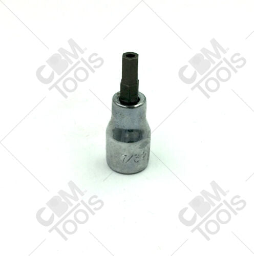 SK Hand Tools 44214 3/8" Dr 7/32" Tamper Proof Hex Chrome Bit Socket