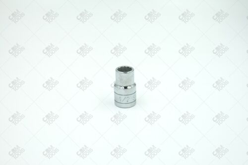 SK Hand Tools 40216 1/2" Dr. 1/2" 12pt Standard Fractional Chrome Socket