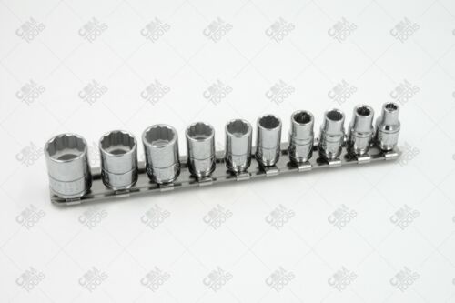 SK Hand Tools 4946 10pc 1/4" Dr. 12pt Standard Fractional Chrome Socket Set