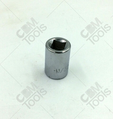 SK Hand Tools 41441 3/8" Dr. 11/32" Female Fractional Chrome Pipe Plug Socket