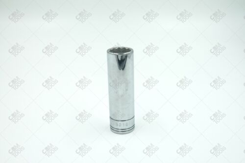 SK Hand Tools 48018 1/2" Dr. 18mm 12pt Deep Metric Chrome Socket