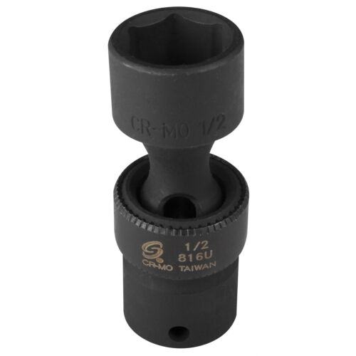 Sunex 816U 1/4" Drive 6 Point 1/2" Universal Impact Socket