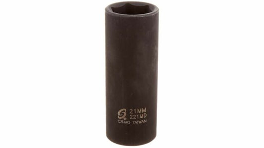 Sunex 221MD 1/2" Drive Deep 21mm Impact Socket