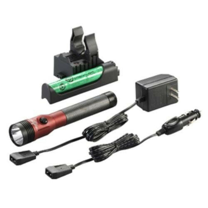 Streamlight 75484 Stinger LED HL Rechargeable Flashlight Kit RED