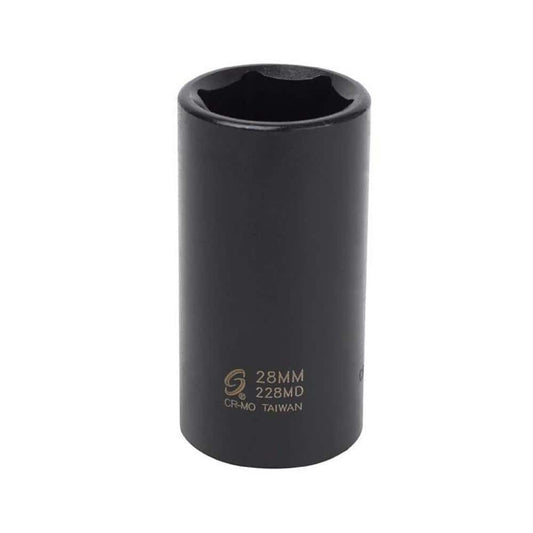 Sunex 228MD 1/2" Drive 6 Point 28mm Deep Impact Socket
